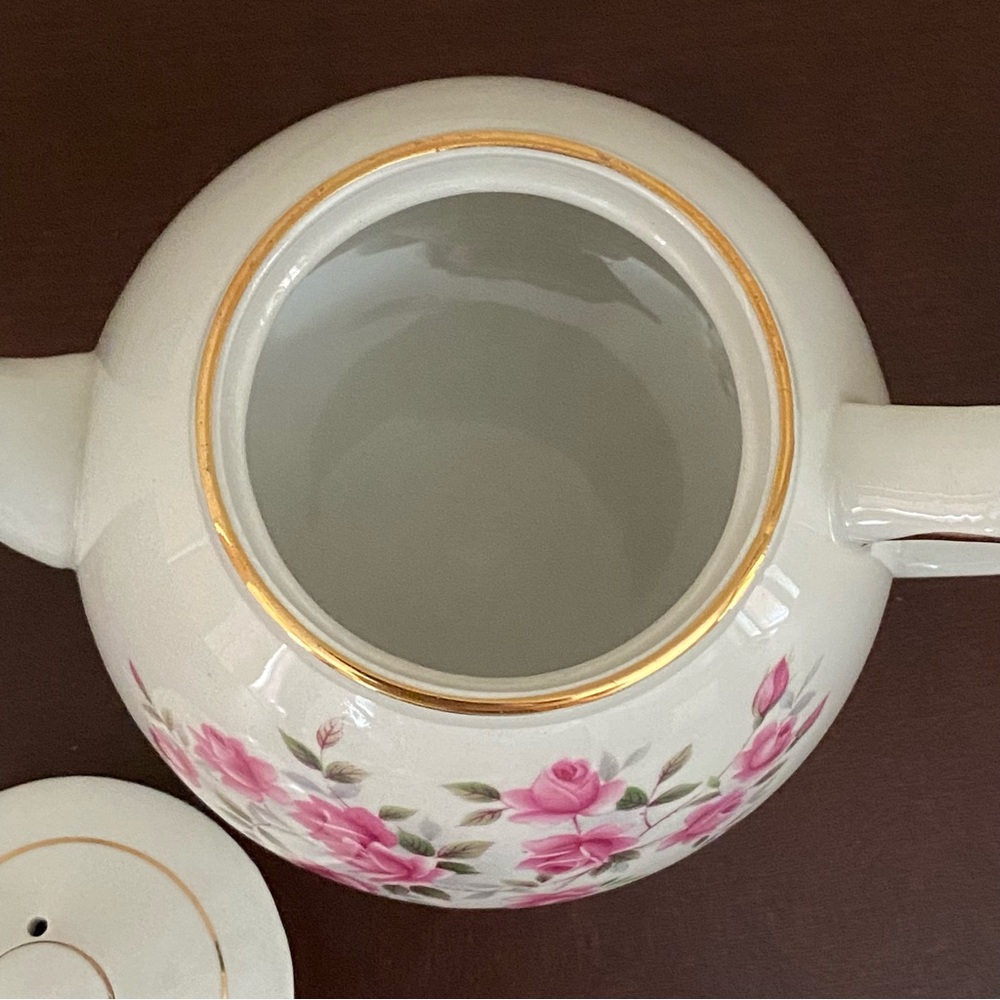 ✨HP✨Vintage Ellgreave English Ironstone Teapot by Wood & Sons Ltd. NWOT - Picture 5 of 9